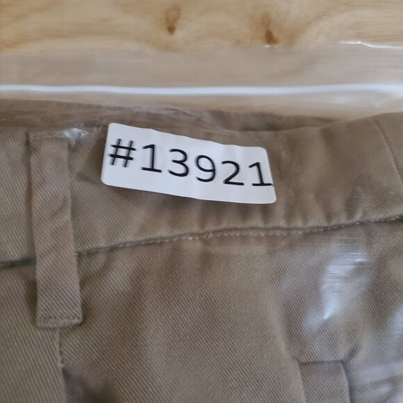 Old Navy Pants Womens Medium Tall Khaki Brown Taylor Straight Trouser - Picture 8 of 8